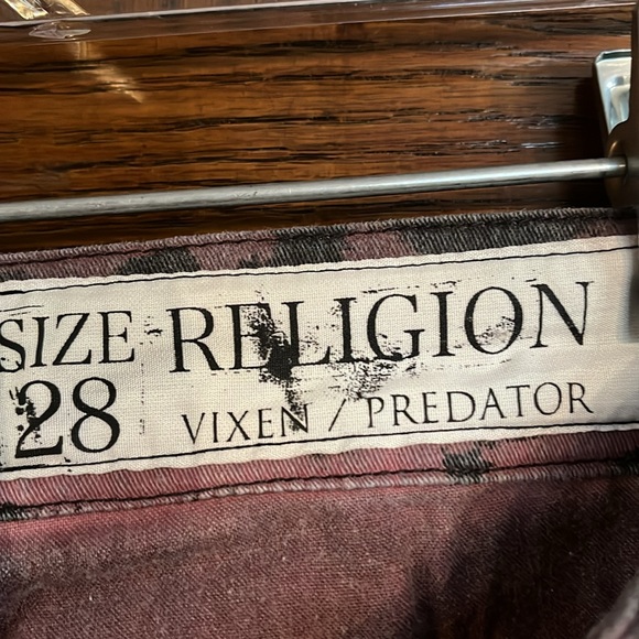 RELIGION LEOPARD PRINT JEANS - Picture 2 of 4